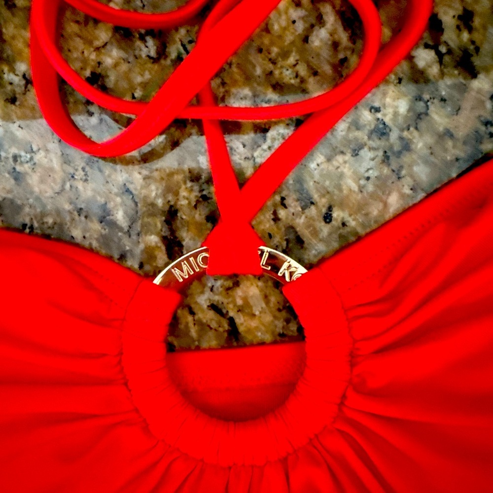 Michael Kors tankini size Medium.. brand new color orange